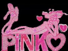 pink pink panther sparkles love pink glider