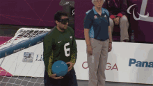 playing goalball jose roberto ferreira de olivera international paralympic committee paralympics into the net