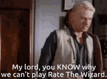 Rate The Wizard Hamlet GIF - Rate The Wizard Hamlet Hamlet1996 GIFs