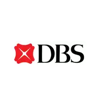 a dbs logo with a red x in the center