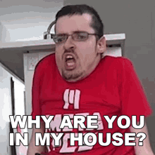 Why Are You In My House Ricky Berwick GIF
