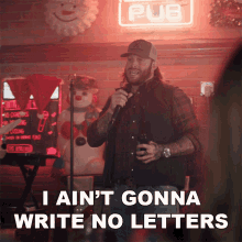 I Aint Gonna Write No Letters Jon Langston GIF - I Aint Gonna Write No Letters Jon Langston I Only Want You For Christmas Song GIFs