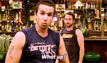 Its Always Sunny In Philadelphia Whats Up GIF - Its Always Sunny In Philadelphia Whats Up Hello GIFs