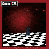 genius / gza animated by olse forel for moving silence poster