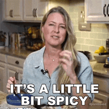 Its A Little Bit Spicy Jill Dalton GIF - Its A Little Bit Spicy Jill Dalton The Whole Food Plant Based Cooking Show GIFs