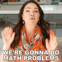 Were Gonna Do Math Problems Sharzad Kiadeh GIF - Were Gonna Do Math Problems Sharzad Kiadeh Math Problem GIFs