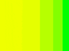 a color palette of yellow and green stripes