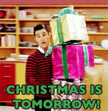 Christmas Is Tomorrow GIF - Christmas Christmas Eve Gifts GIFs