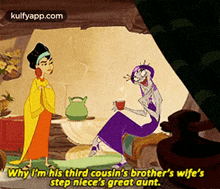 Why I'M His Third Cousin'S Brother'S Wife'Sstep Niece'S Great Aunt..Gif GIF