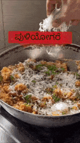 Puliyogare Karnataka Food GIF - Puliyogare Karnataka Food GIFs