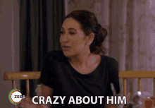 Crazy About Him Fan GIF