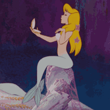 Blonde Mermaid GIF - Blonde Mermaid The Little Mermaid GIFs