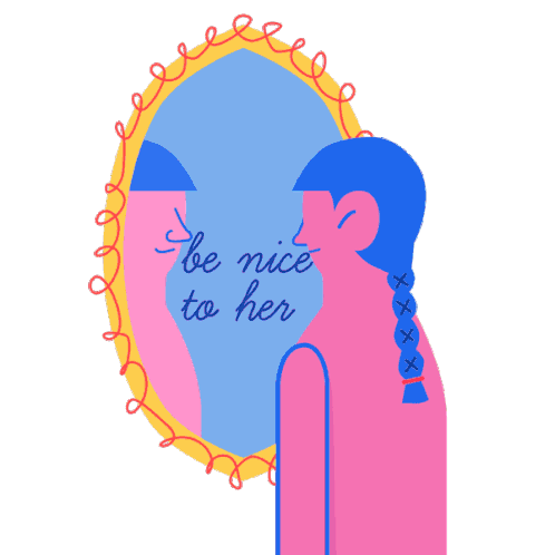 Self Love Be Nice Sticker - Self Love Be Nice Mirror Stickers
