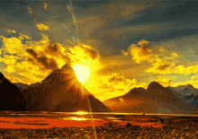 Sunrise Mountains GIF