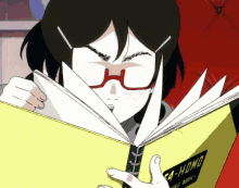 Anime Book GIF - Anime Book Study GIFs