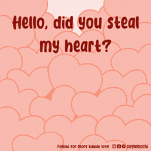Hello-did-you-steal-my-heart Lost-my-heart GIF