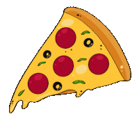 Pizza Pepperoni Sticker - Pizza Pepperoni Stickers