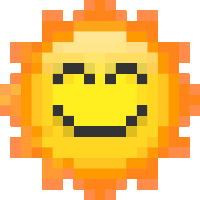 Sunny Smile Sticker - Sunny Sun Smile Stickers