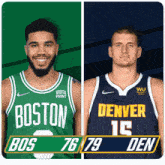 Boston Celtics (76) Vs. Denver Nuggets (79) Third-fourth Period Break GIF - Nba Basketball Nba 2021 GIFs