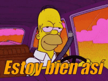 Homero Manejando Drogado GIF - Marihuano Drogas Drogado GIFs
