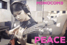 Peace Bass Player GIF - Peace Bass Player Monocomb GIFs