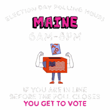 maine me election day polling hours 6am8pm vote