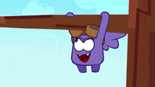 Hanging On The Tree Skater GIF - Hanging On The Tree Skater Om Nom Stories GIFs