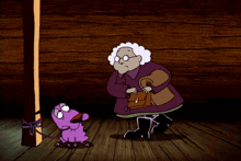 Courage The Cowardly Dog Comfort GIF - Courage The Cowardly Dog Comfort There There GIFs