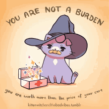Kitten Witch You Are Not Burden GIF - Kitten Witch You Are Not Burden GIFs