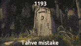 shrek is standing in front of a wooden fence with the number 1193 on it