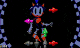 a computer generated image with the letters rf on it