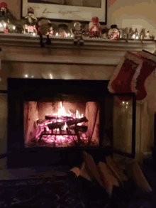 fireplace gif full screen
