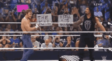 Dean Ambrose Roman Reigns GIF - Dean Ambrose Roman Reigns Wwe GIFs