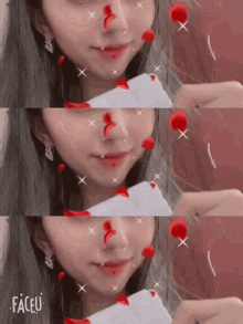 Kiss Note GIF - Kiss Note Roses GIFs