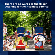 Patriotic Gnome Memorial Day GIF - Patriotic Gnome Memorial Day 4th Of July GIFs