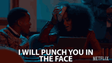 I Will Punch You In The Face Pearl Thusi GIF - I Will Punch You In The Face Pearl Thusi Queen Sono GIFs