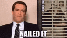 Thank You Nailed It GIF - Thank You Nailed It Raised Eyebrows GIFs