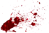 a splash of red paint on a white surface