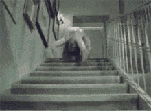 Backwatds Stairs Walk Monster Scary Horror Gross Pretty GIF - Backwatds Stairs Walk Monster Scary Horror Gross Pretty GIFs