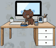Conybrown Cleaning Desk GIF