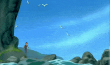 On My Father'S Wings Kayley Quest For Camelot GIF