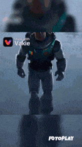 a picture of buzz lightyear from toy story is being made with vakie