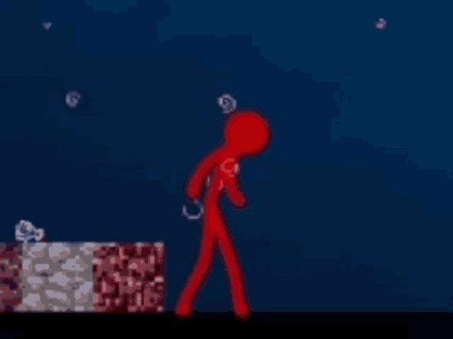 Red Stickman Animation. 