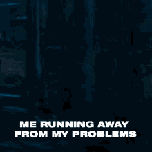 bhaag run running running away running from problems