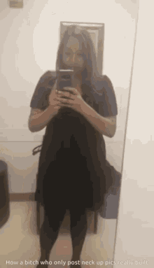 selfie pose ootd mirror selfie