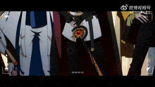 a group of people are standing next to each other and the time is 00 : 00 : 20 : 18