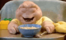 laughing dino baby cereal