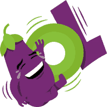 lol eggplant life joypixels eggplant laughing out loud