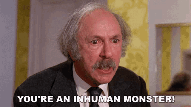 all monsters are human gif