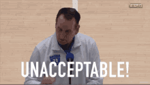Unacceptable Coach K GIF - Unacceptable Coach K Duke GIFs